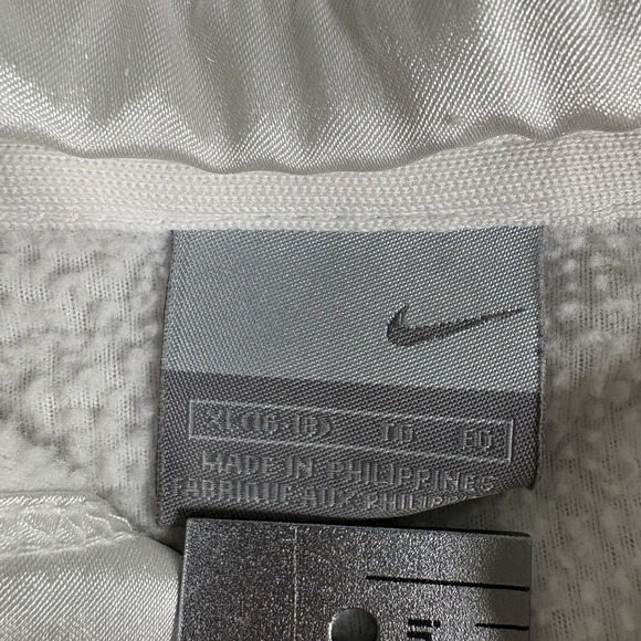Nike Hoodie Womens Full Zip Fleece White Y2K Athletic Training Casual - Picture 5 of 12